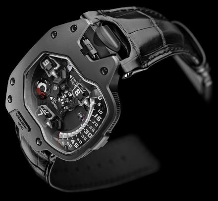 Review Urwerk men watch Replica UR-110 Black - Click Image to Close